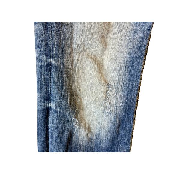 Vigoss The New York Boot Cut Mid Rise Jeans Size 11/12 Rhinestone Y2K - Picture 9 of 16